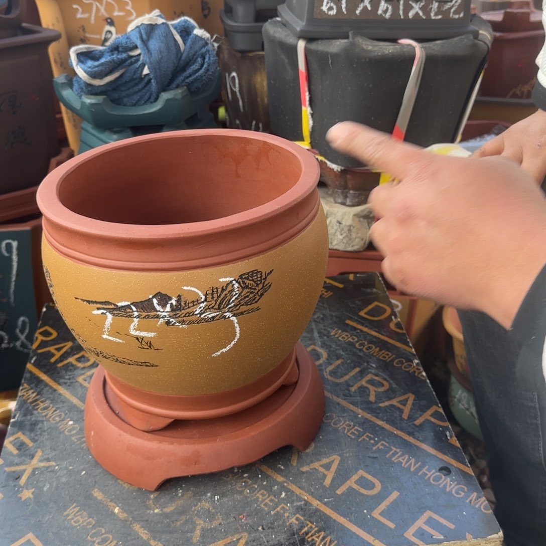 紫砂花盆花盆盆景盆栽