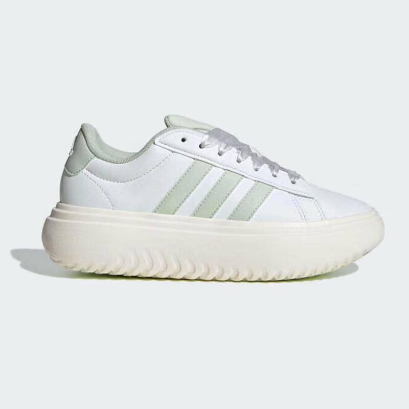 Adidas阿迪达斯女鞋夏季运动鞋低帮轻便厚底网球鞋休闲鞋 JR0705