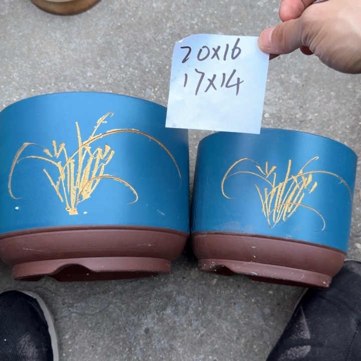 紫砂花盆特价清仓