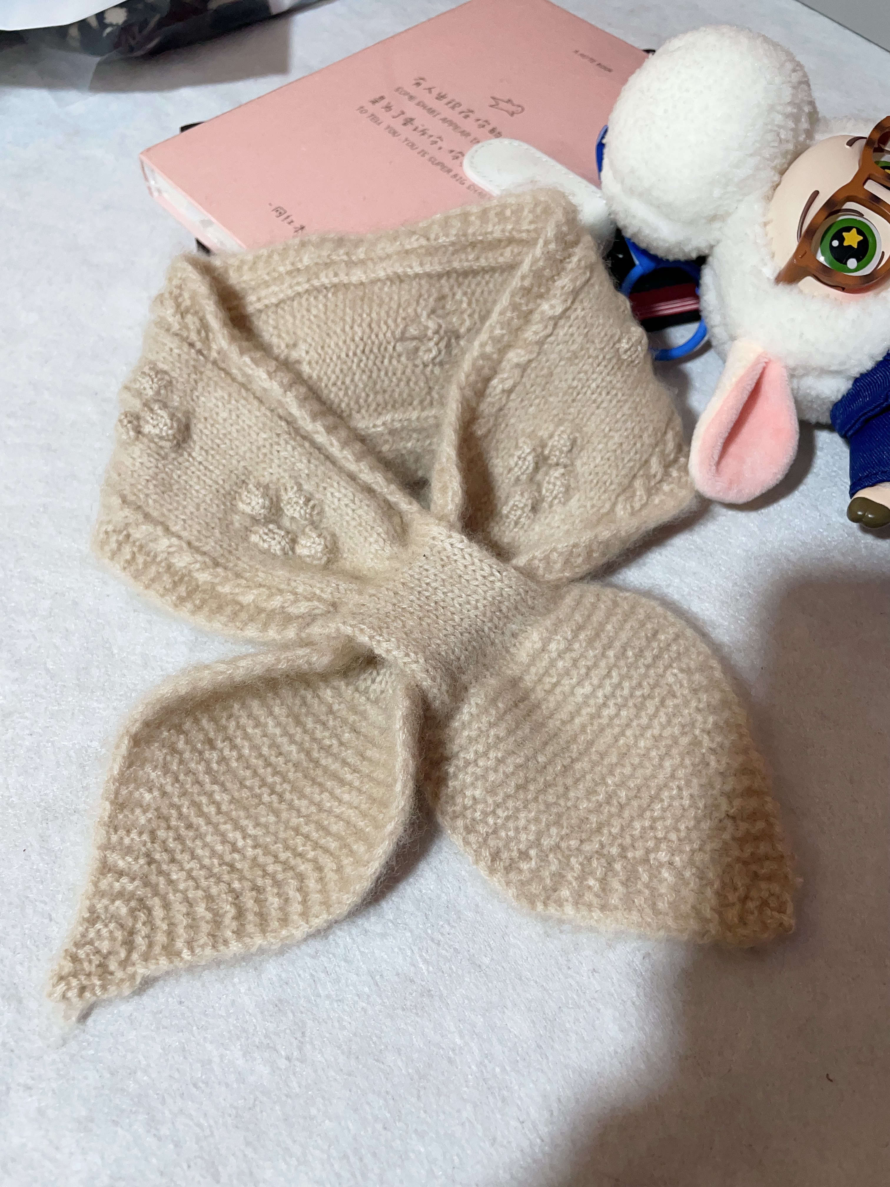 成人山羊绒100通用轻奢保暖森系围巾百搭针织