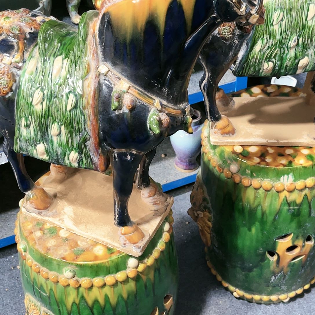 瓦当摆件摆件茶桌茶台陶瓷朴**道