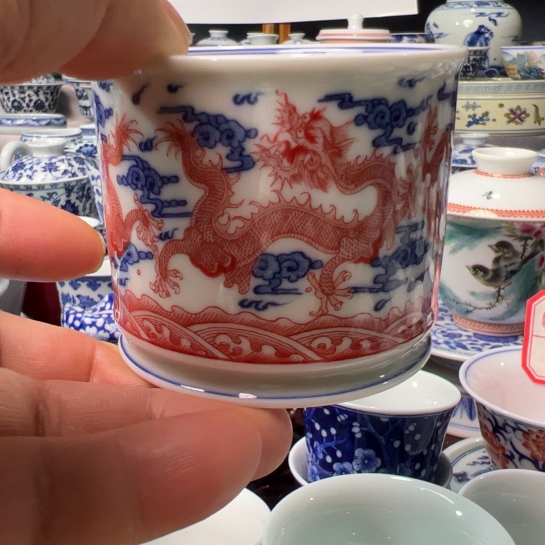 盖碗@*行景德镇陶瓷艺术