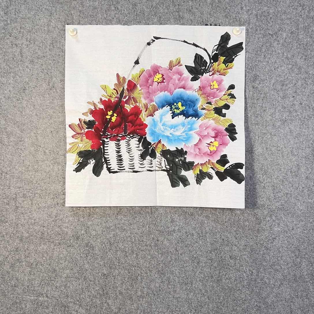 国画502 牡丹之花之香飘四时