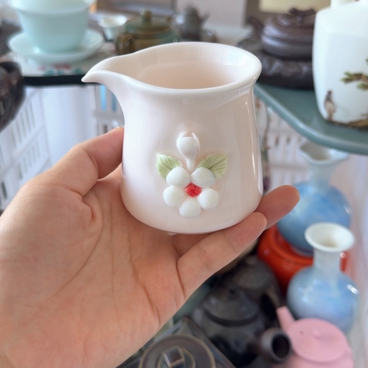 瓷片微瑕陶瓷茶具茶杯茶壶