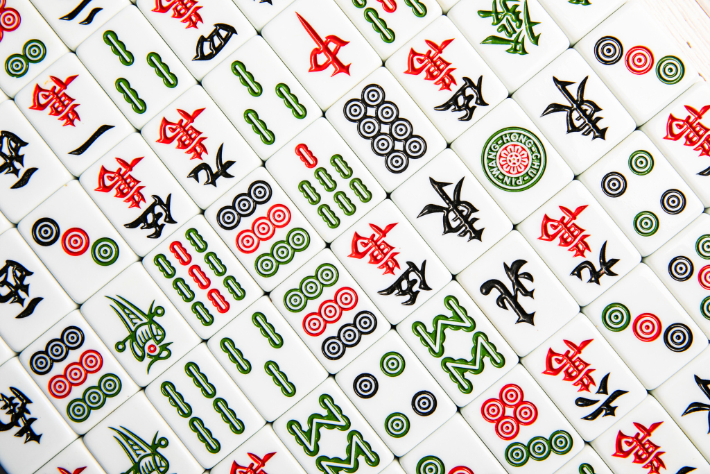 DIY麻将牌摆件饰品