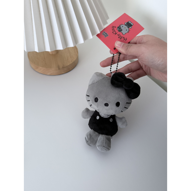 无敌小煤炭！！真的爱了好特别的煤炭kitty挂件