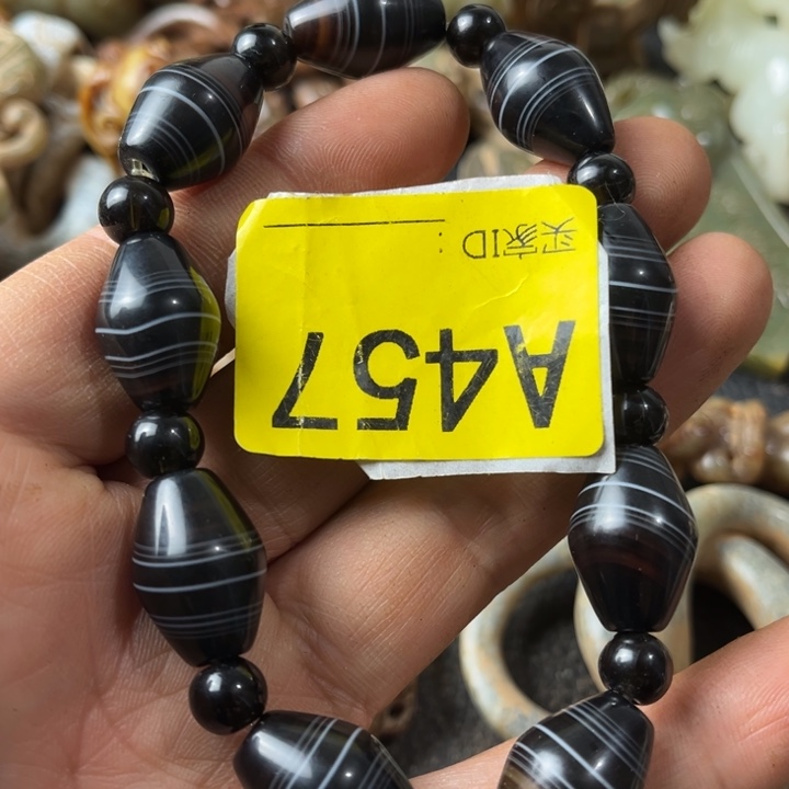 玛瑙/玉髓颈饰合金