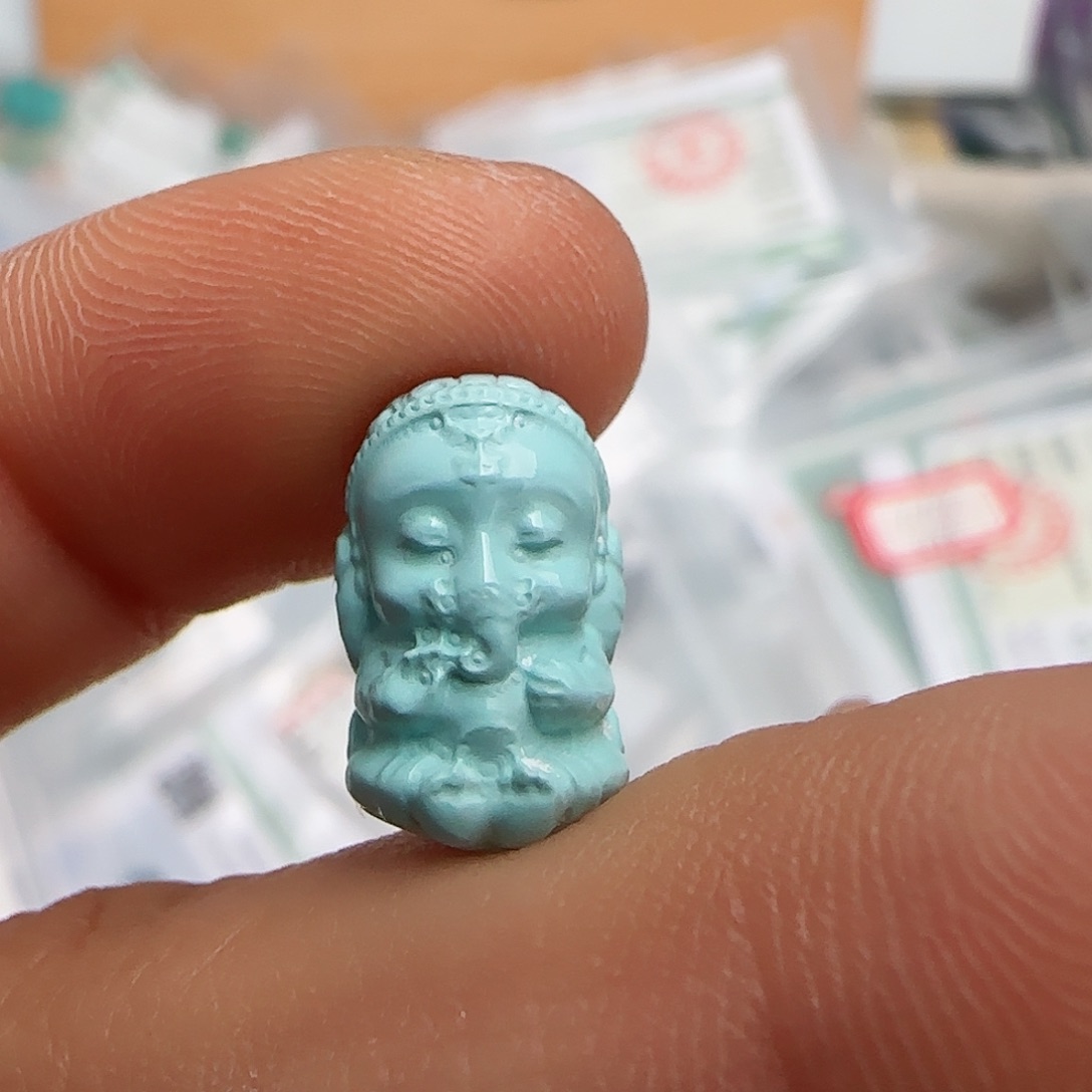 绿松石珠宝半成品未镶嵌