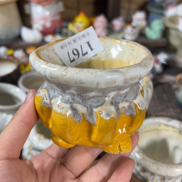 活动价满30包邮景德镇手工花盆