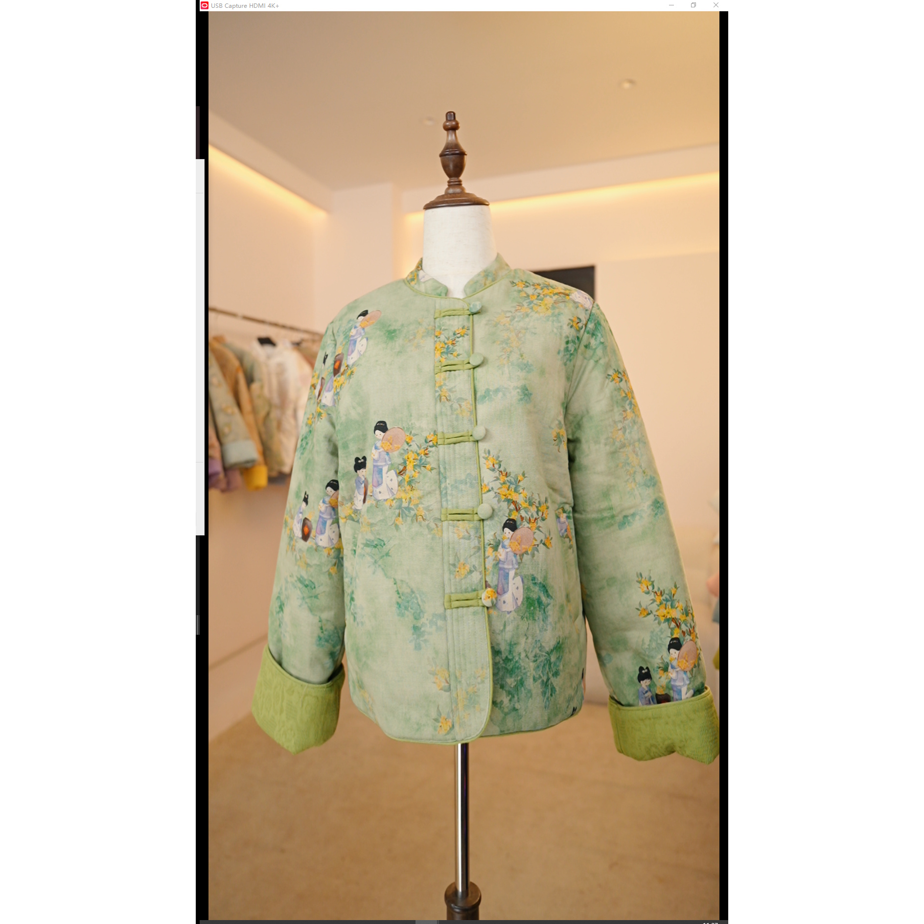 【荷塘月色】冬季国风新中式冬款棉服上衣女