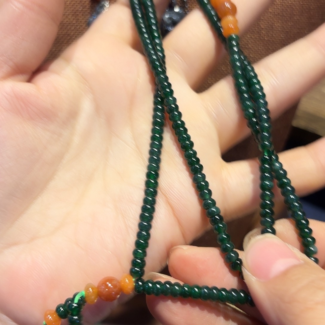 翡翠颈饰未镶嵌原创