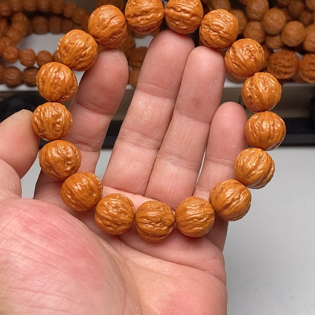 文玩核桃手串文玩核桃1.6粗筋八棱