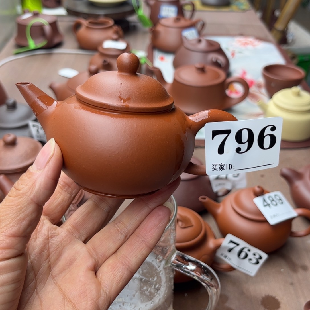 紫砂茶壶小红泥瑕疵120cc