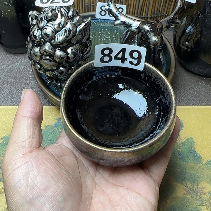 茶盏建盏杯主人杯龙窑柴烧