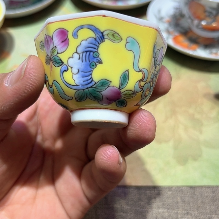 纯手绘精品盖碗杯