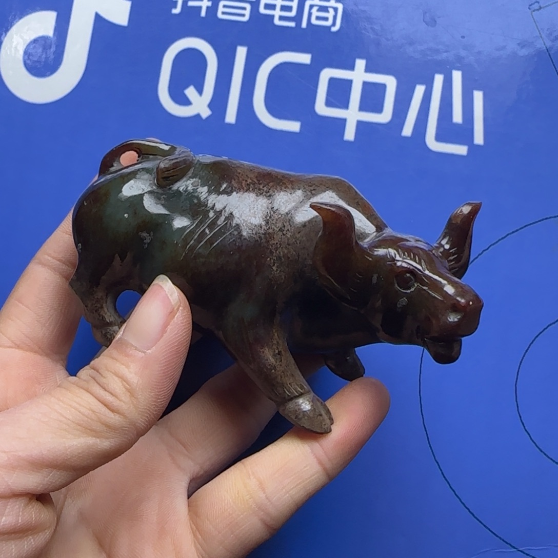 和田玉未镶嵌把件用**哥