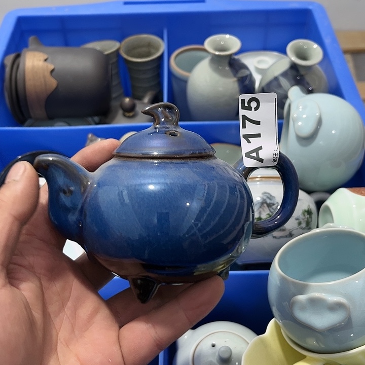 茶具默认微瑕瓷器、茶具、壶、摆件，介意勿拍 