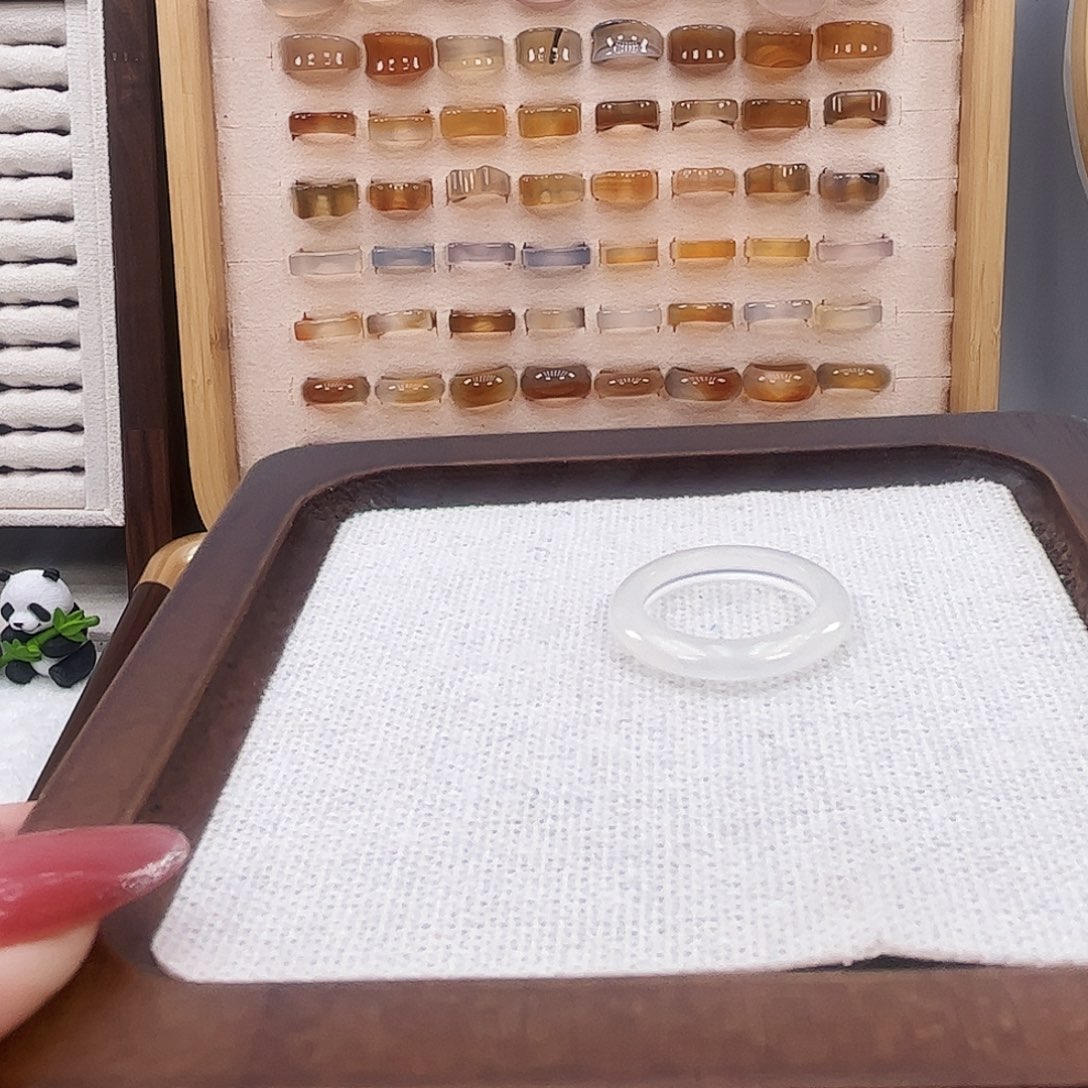 玛瑙/玉髓未镶嵌戒指548港18