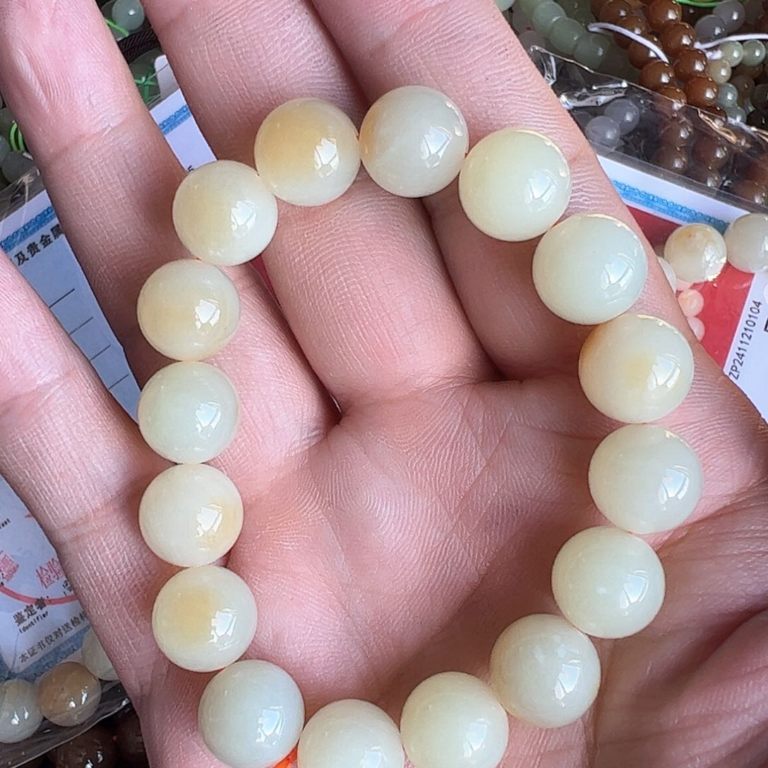 和田玉手链未镶嵌