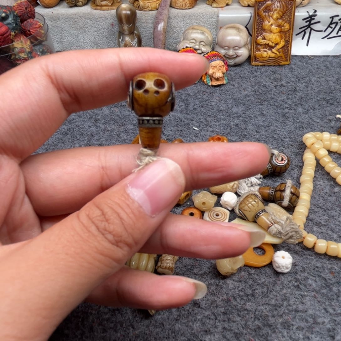 手串/手链鹿骨驼骨63，微瑕