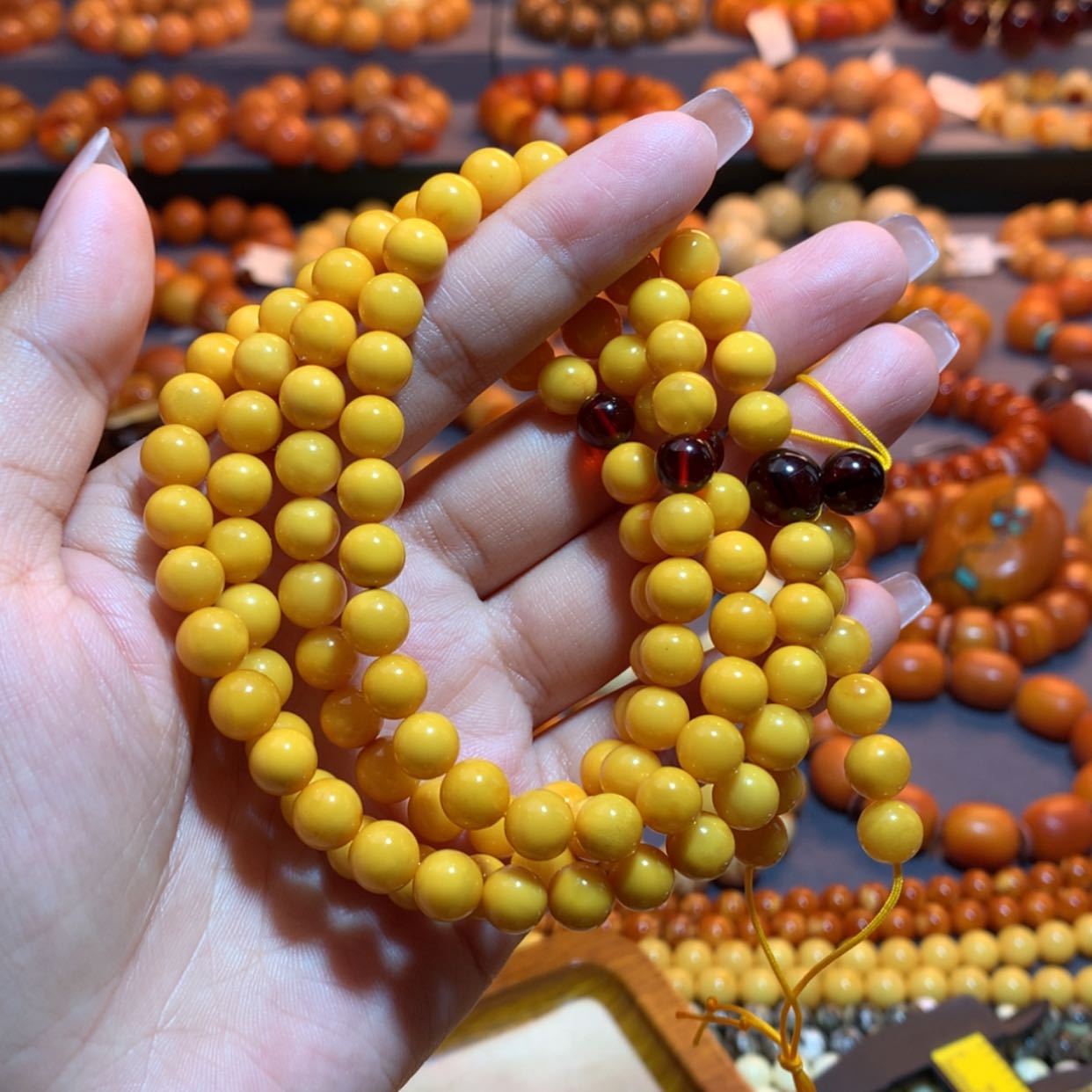 【闪购商品】手链蜜蜡未镶嵌如*观蜜蜡手链