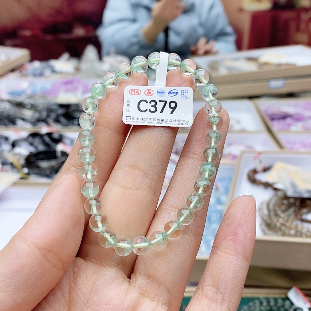 水晶手链未镶嵌C379翠幽灵