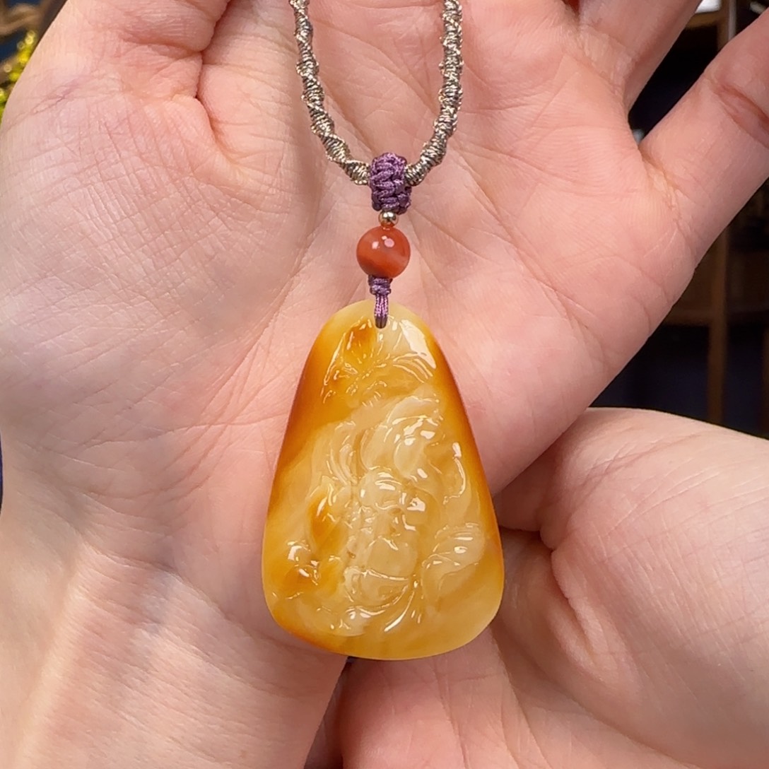 蜜蜡颈饰未镶嵌111111111