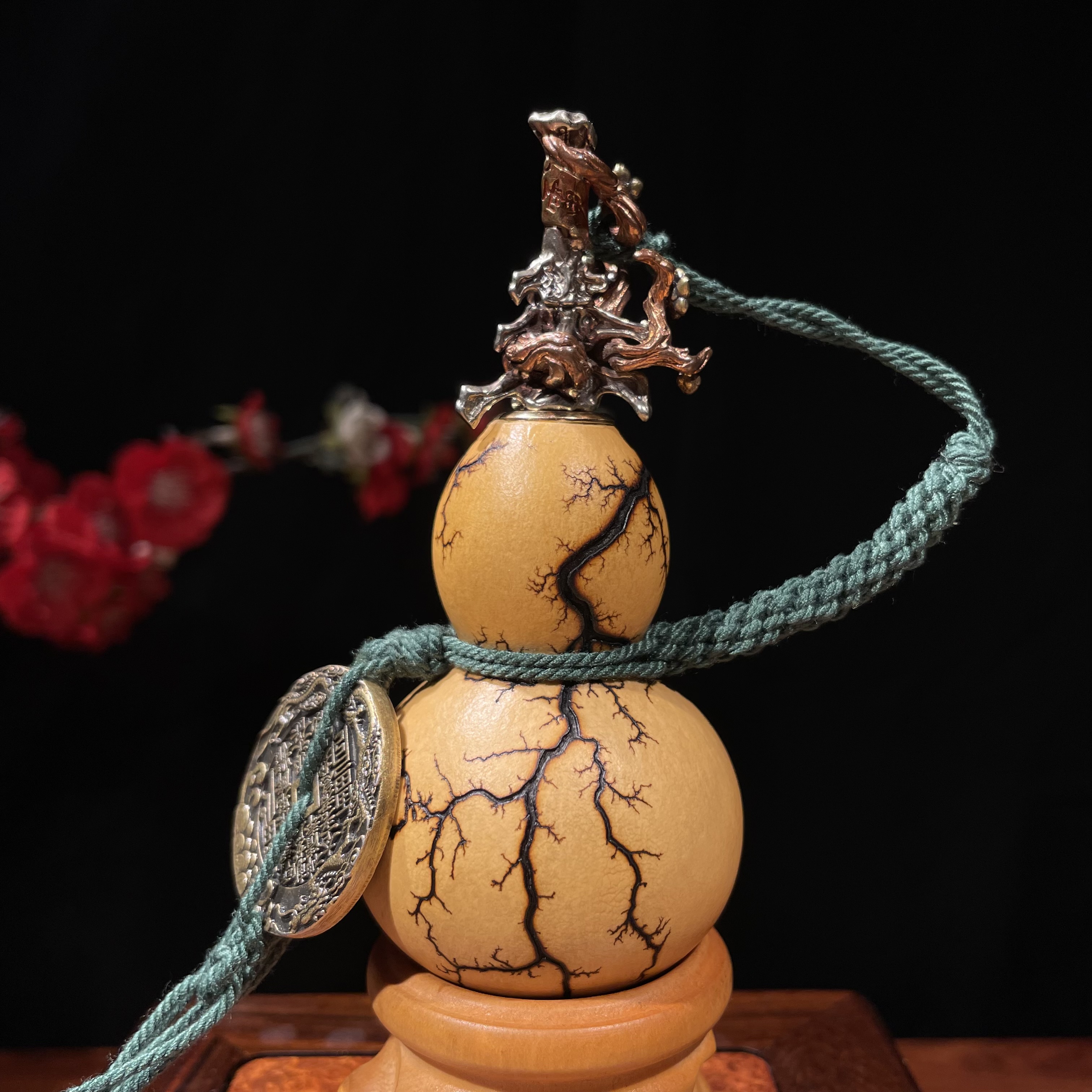 6-8公分精选电击雷击纹养剑葫芦文玩摆件手把件挂件挂饰创意手办