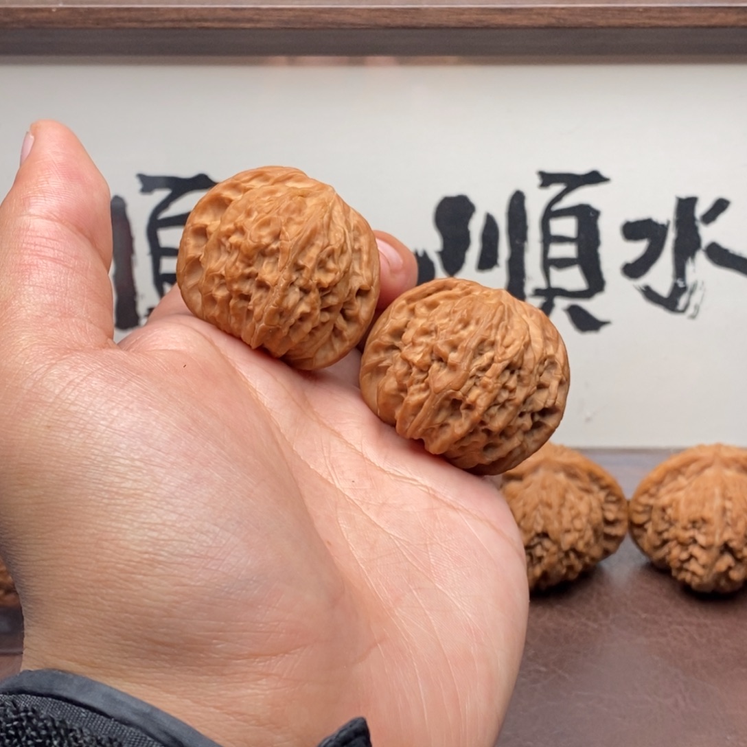 文玩核桃吊坠全品山地蝴蝶磨复刻级40