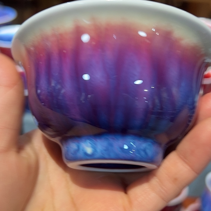 瓷片景德镇品艺轩郎紫