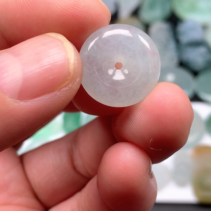 定制翡翠未镶嵌平安扣