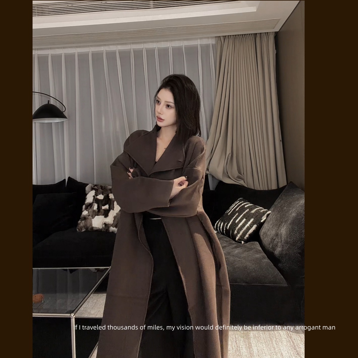 Black vitality.【暮色回想】黑标上新高级感毛衣大衣