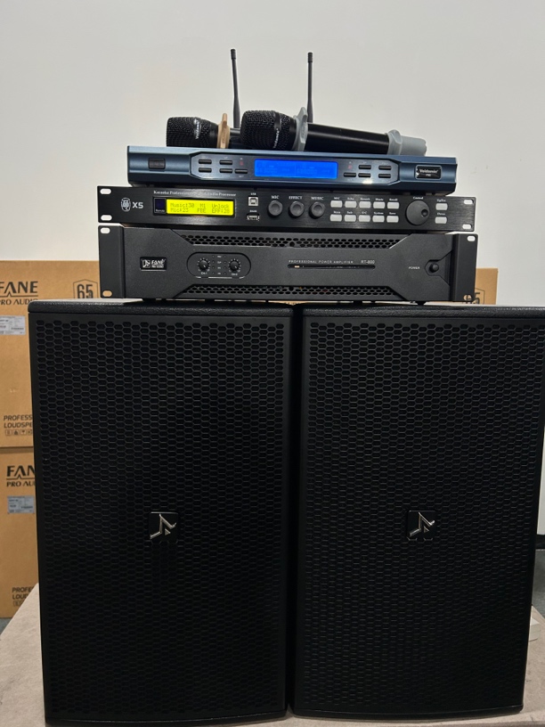 未使用  （不包邮）英国芬尼高端系列12寸音响四件套