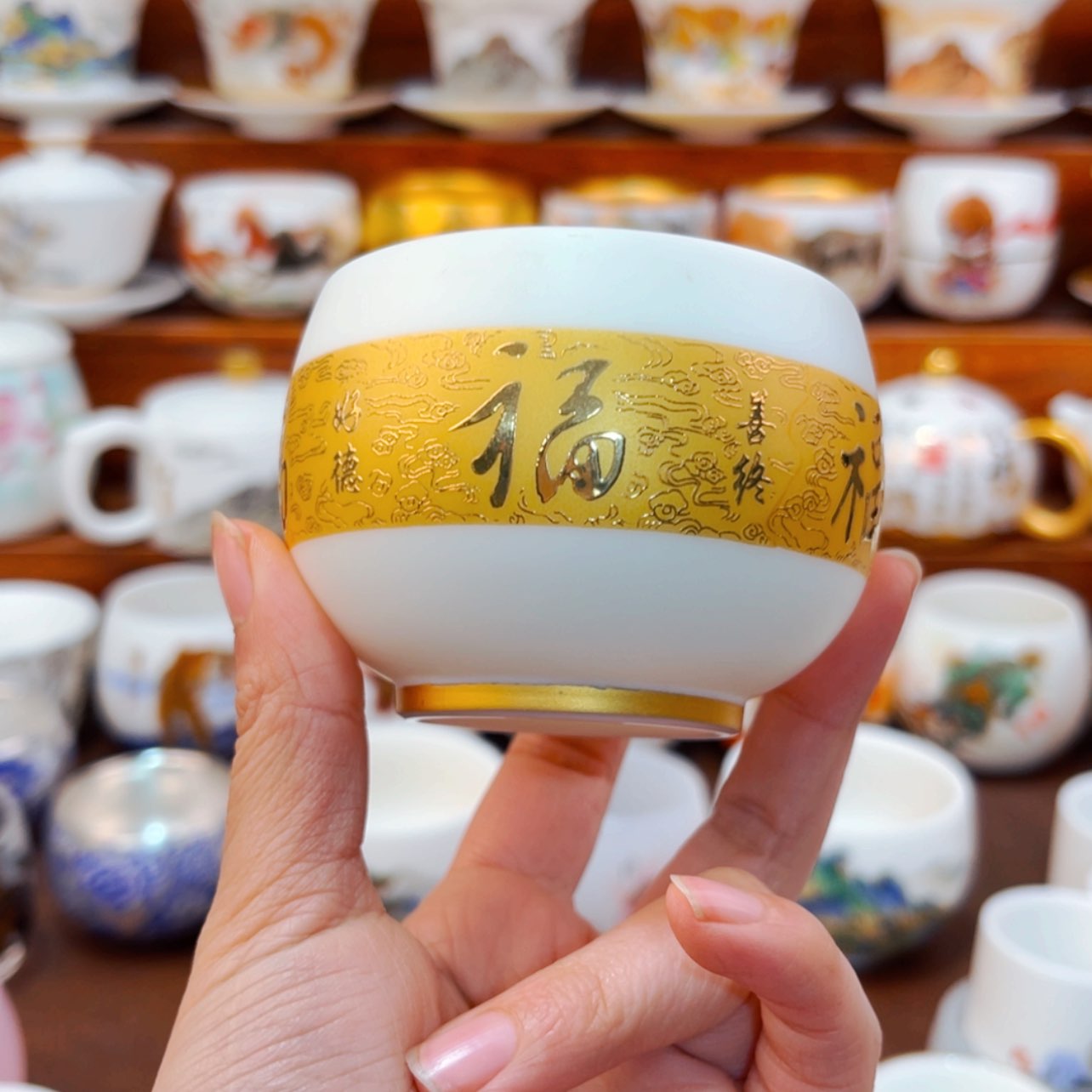 【闪购商品】高货羊脂玉瓷陶瓷茶具