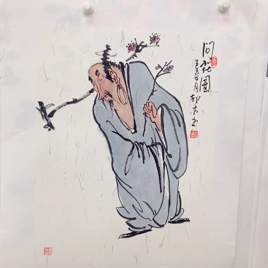 国画手写手绘作品，123