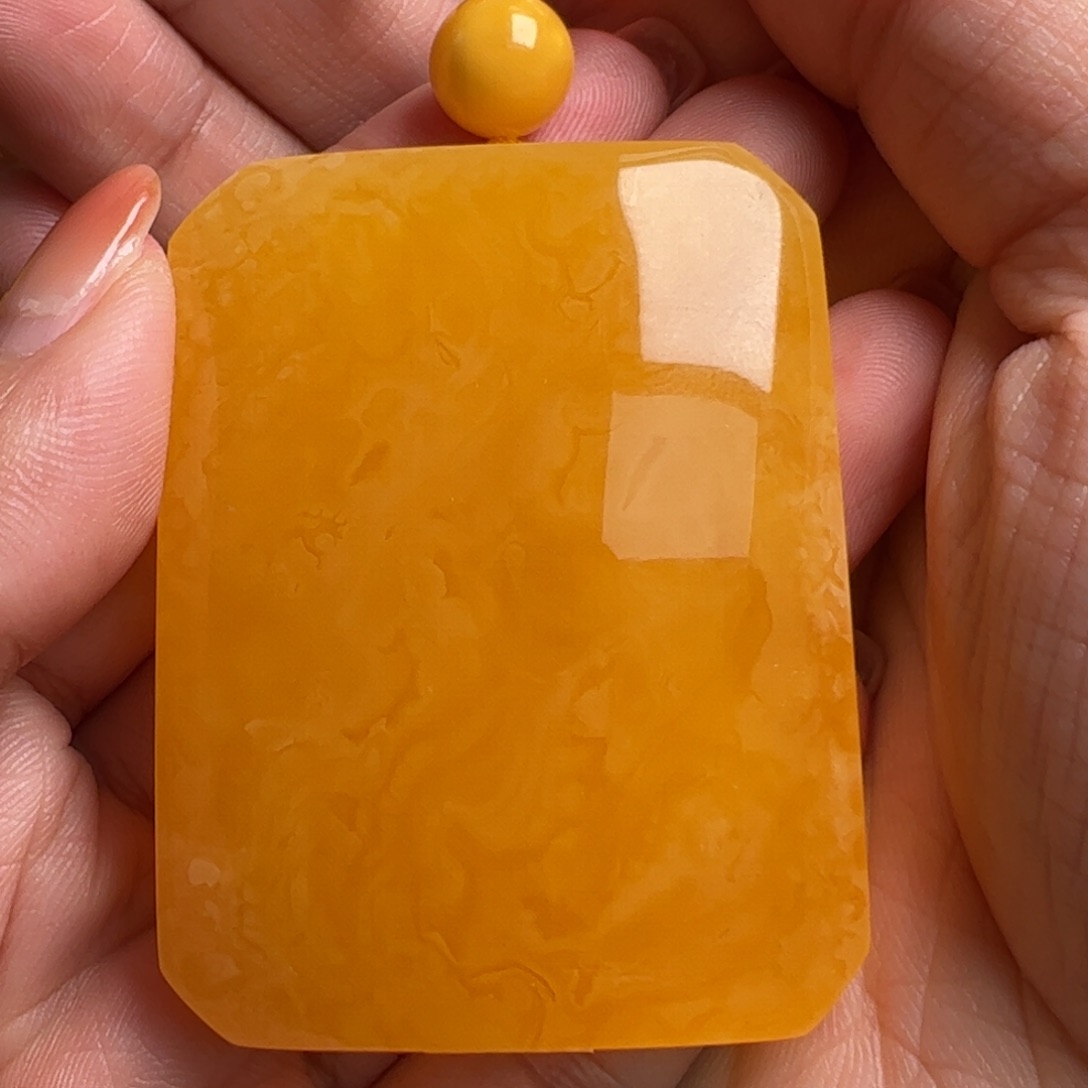 蜜蜡毛衣链未镶嵌无优化