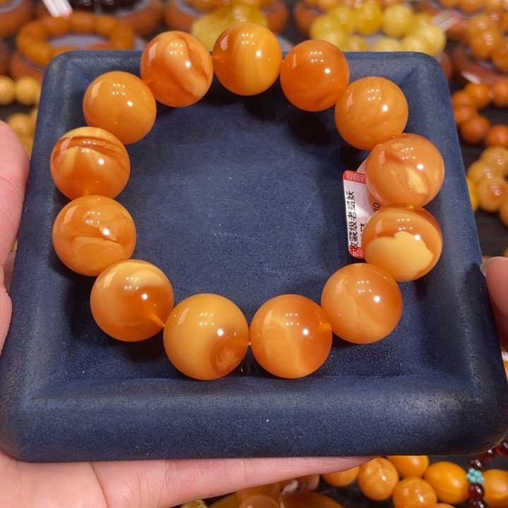 蜜蜡手链未镶嵌瀚****哥蜜蜡