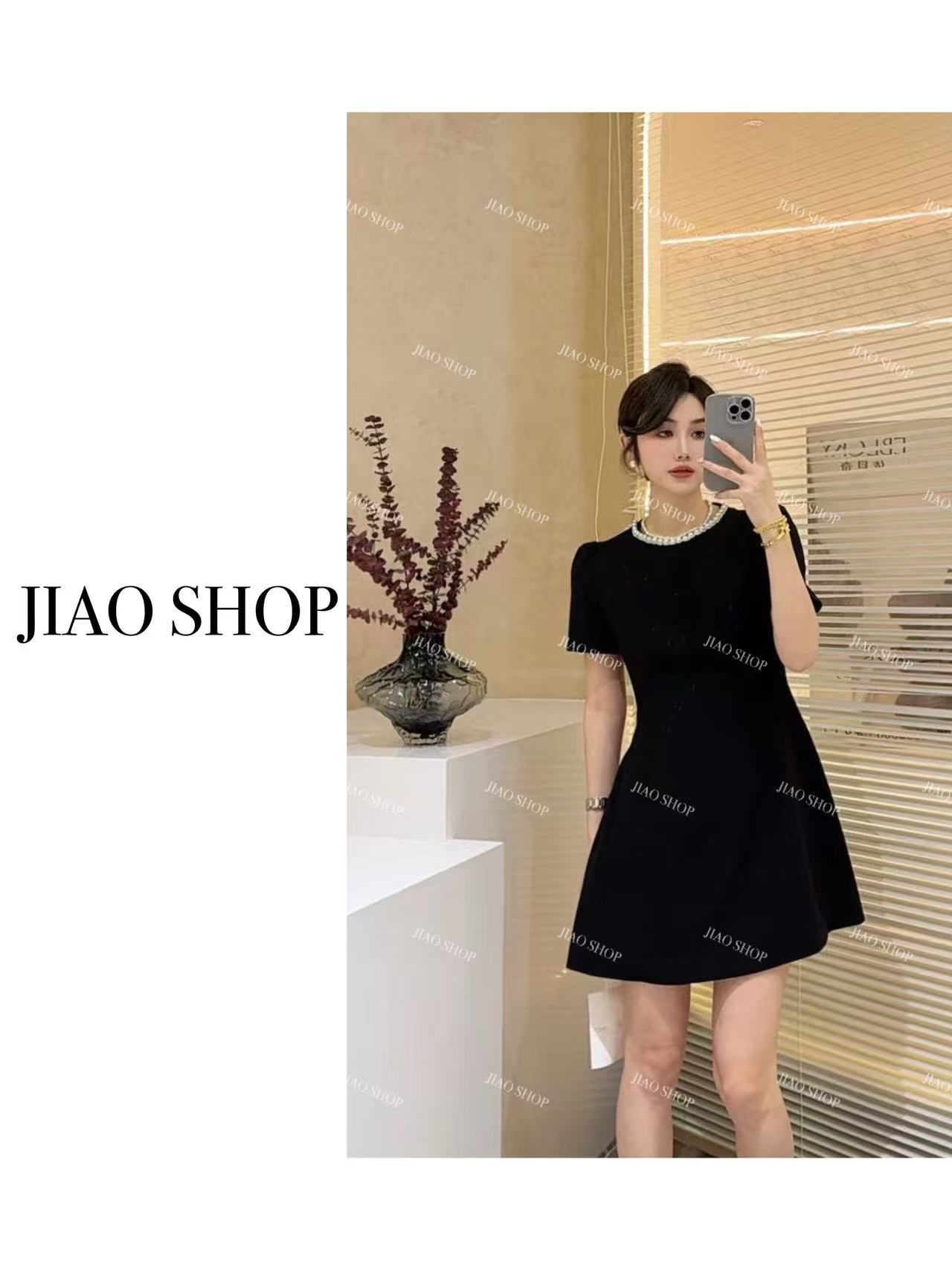 JIAO Shop "名媛限定” 高定静奢重工连衣裙