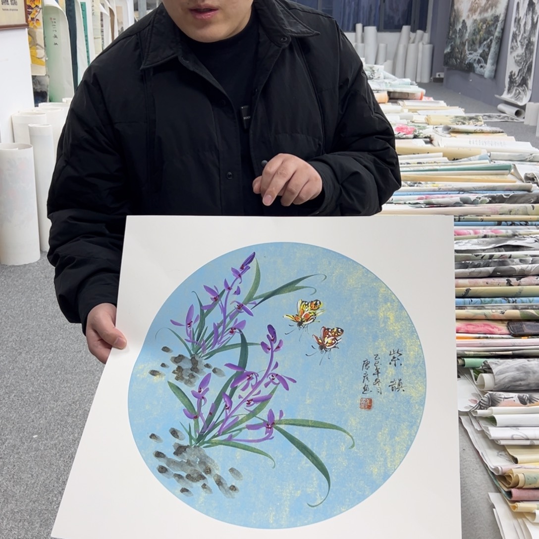 国画卖字画的小老板