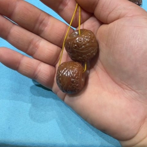 和田玉颈饰未镶嵌上**水