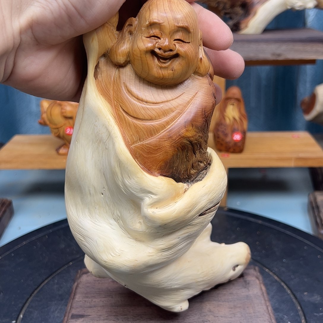 木崖柏木摆件手把件08