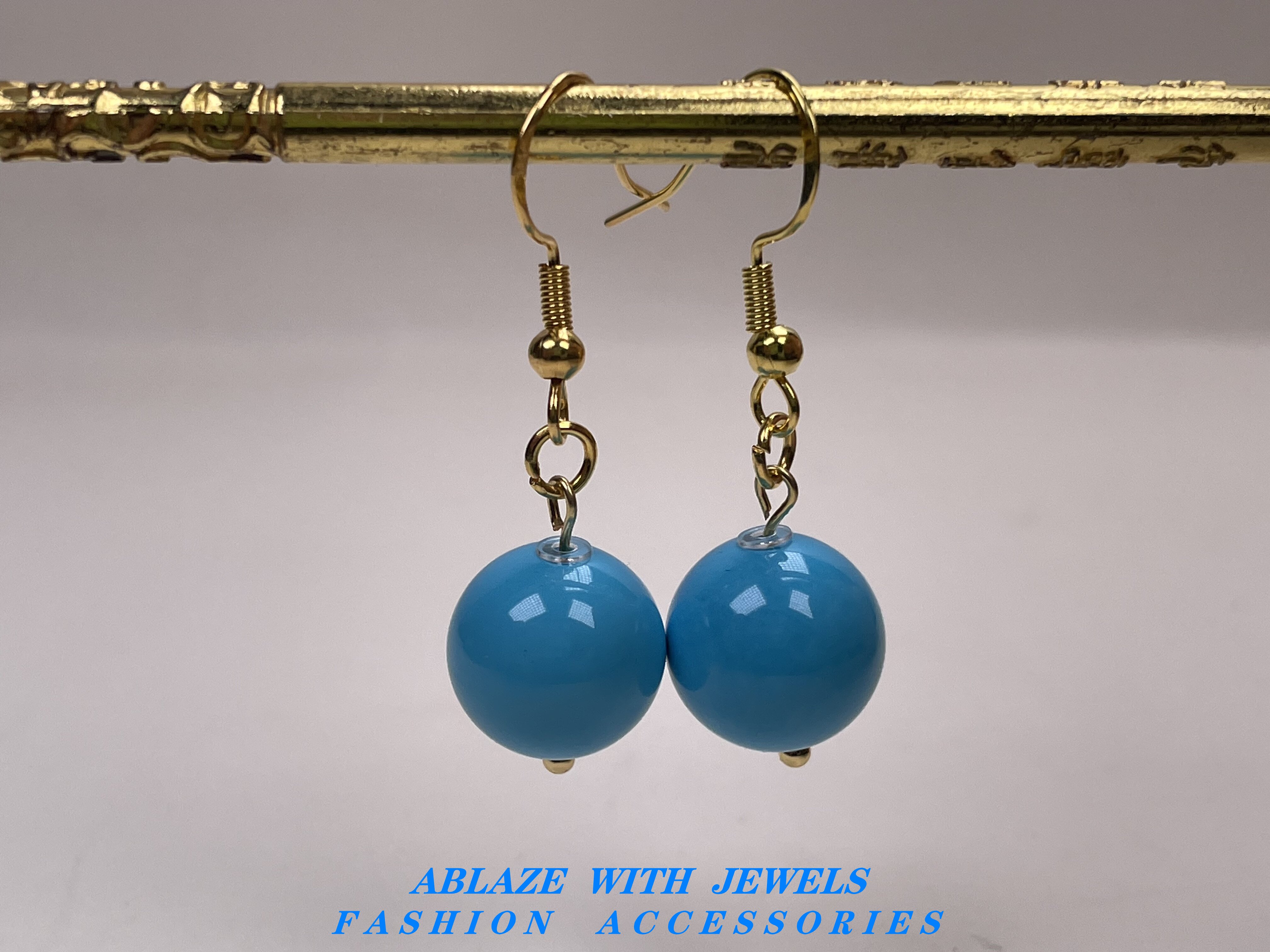 【松源甑选】湖北手工DIY散珠配饰耳饰14mm