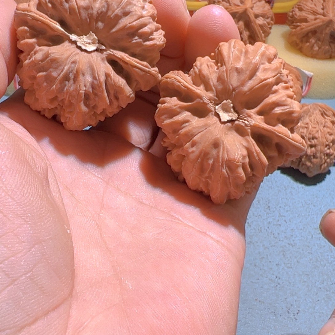 把件文玩核桃凹底42