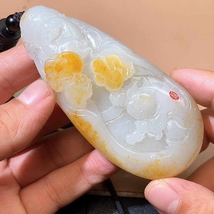 和田玉未镶嵌颈饰HX