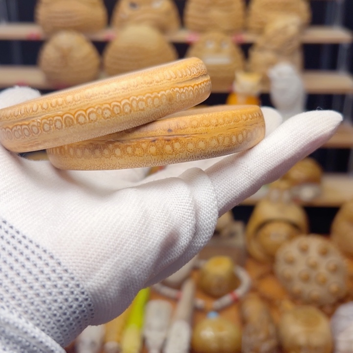 竹类竹根雕手镯单只