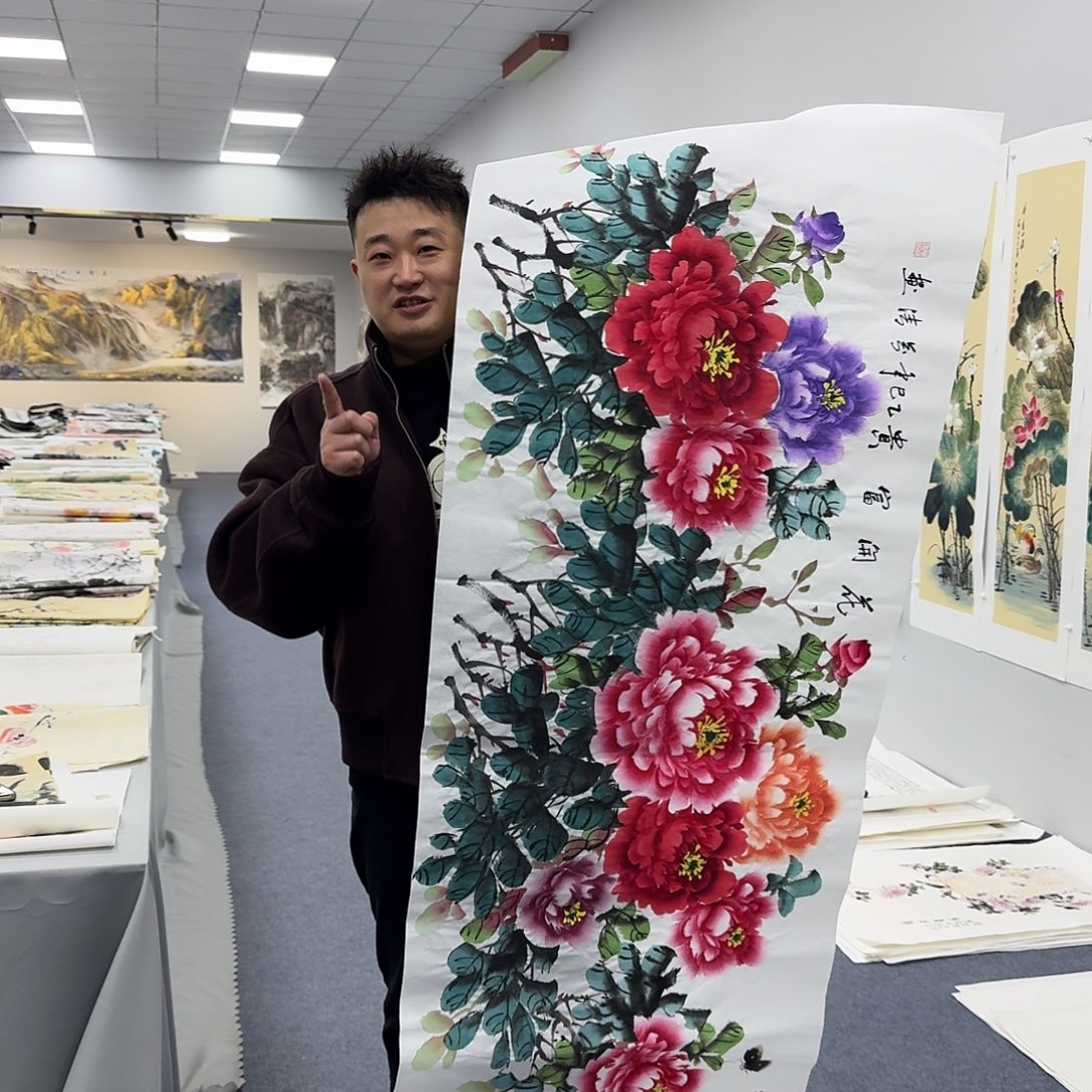 国画国画作品宣纸纯手绘