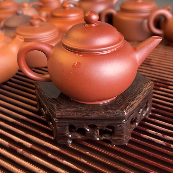 紫砂茶案精工红皮龙水平150cc