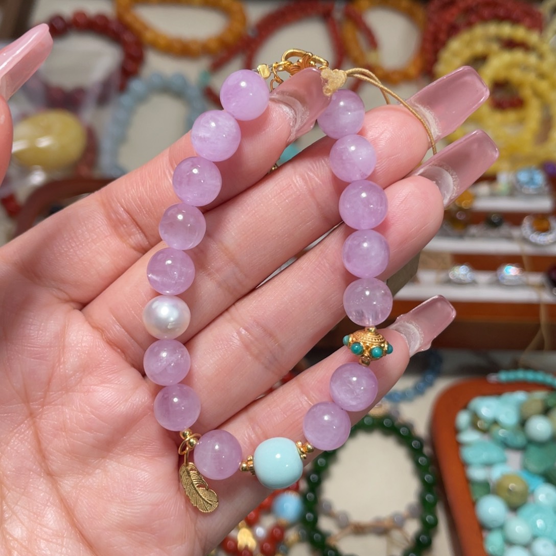 锂辉石手链未镶嵌