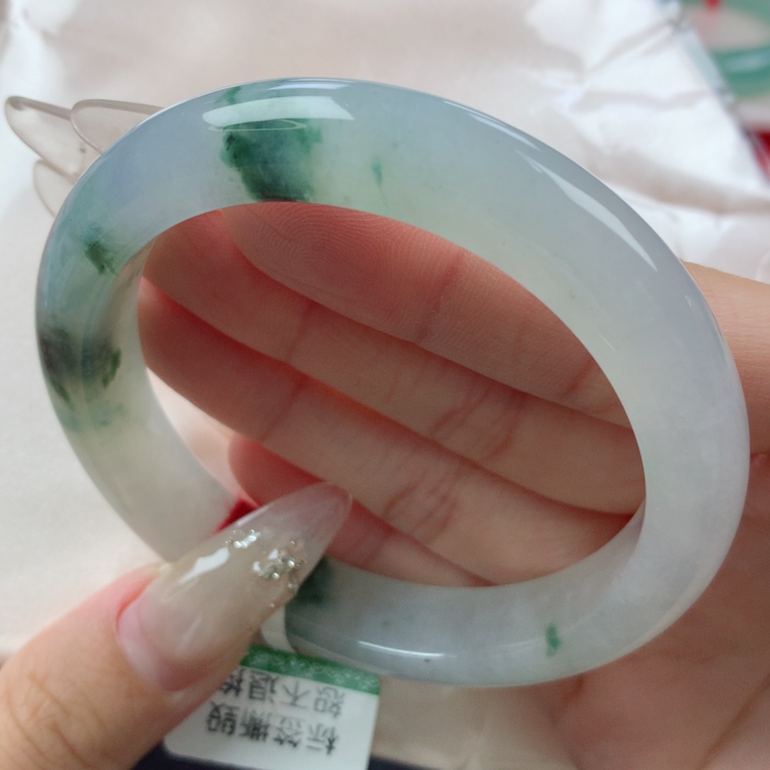 未镶嵌手镯翡翠缅甸天然翡翠A货58