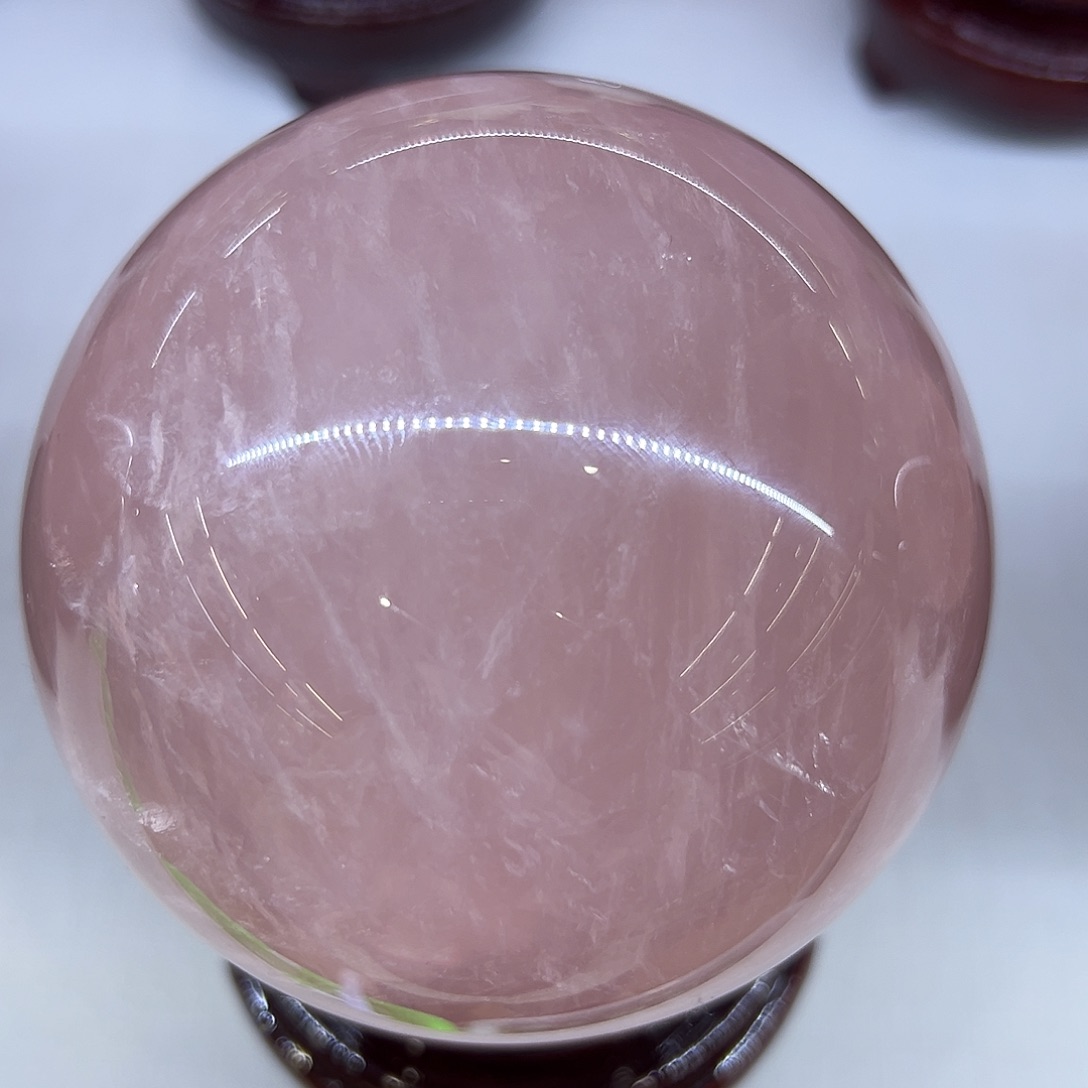 水晶水晶球摆件未镶嵌柿**意